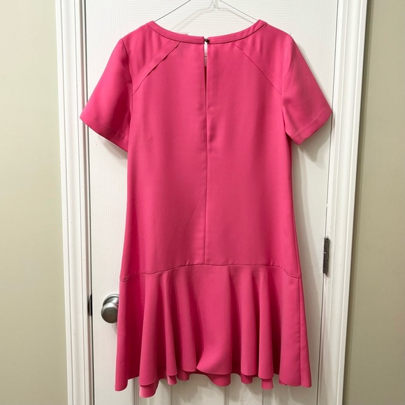 NWT Banana Republic Hot Pink Drop Waist Short Sleeve Dress Womens Size 8 - Picture 6 of 8